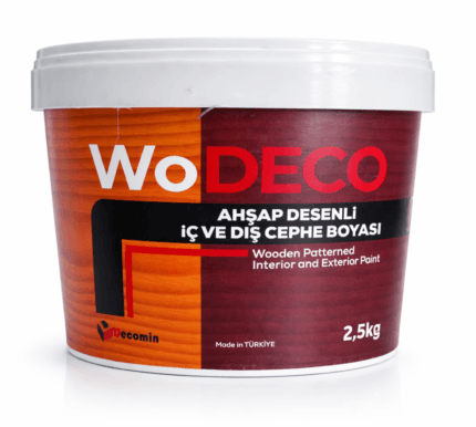Vopsea decorativă efect lemn WoDeco 2.5 kg – finisaj realist, interior & exterior, rezistență la apă și aderență ridicată